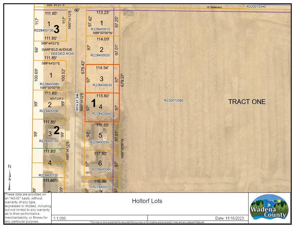 xxx 10th St SW , Wadena, MN